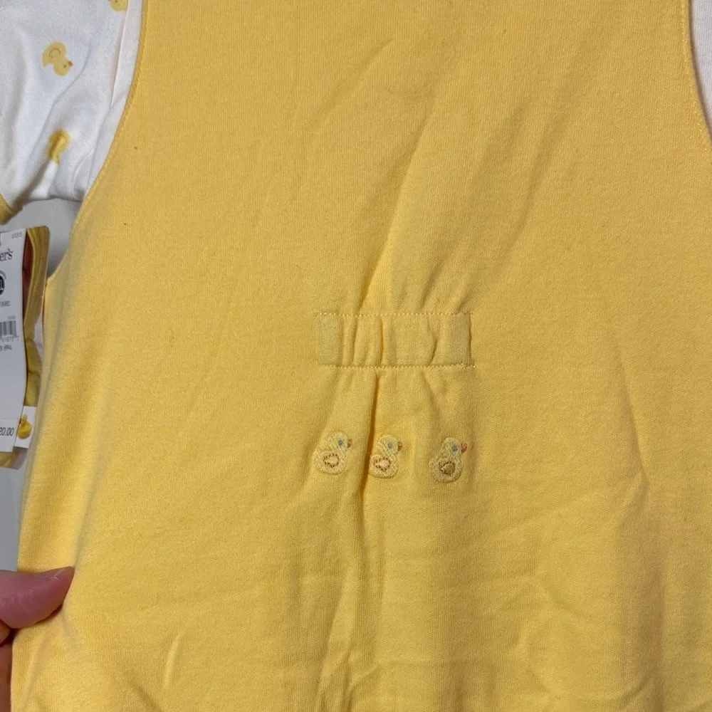 Vintage NWT Carter's Little Duckie Overall Set